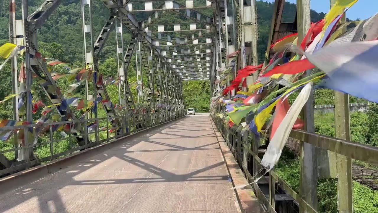 The steel bridge, near Sittong